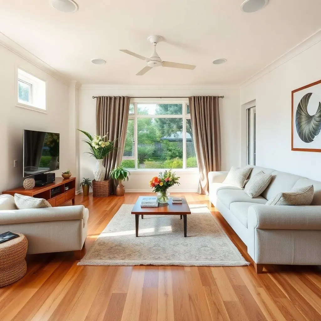 Residential Living Room — after restoration