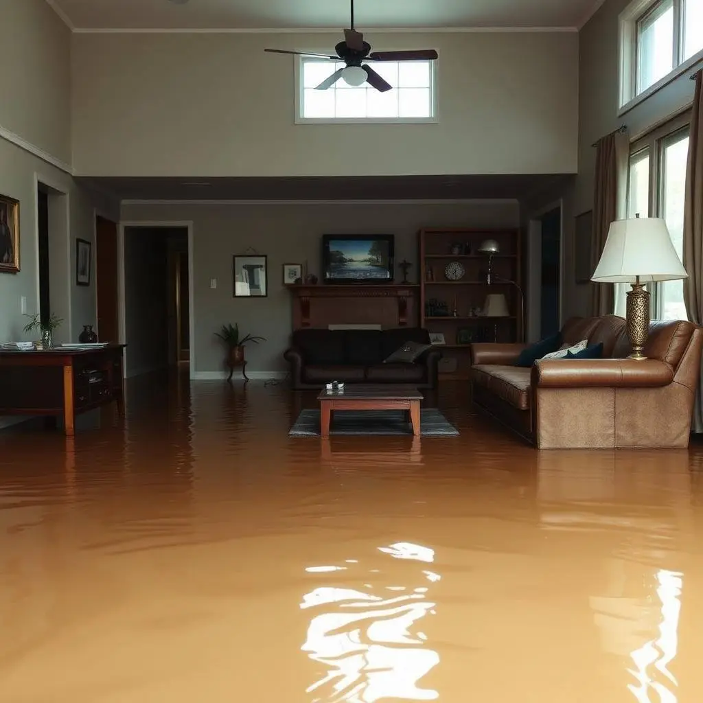 Residential Living Room — before restoration